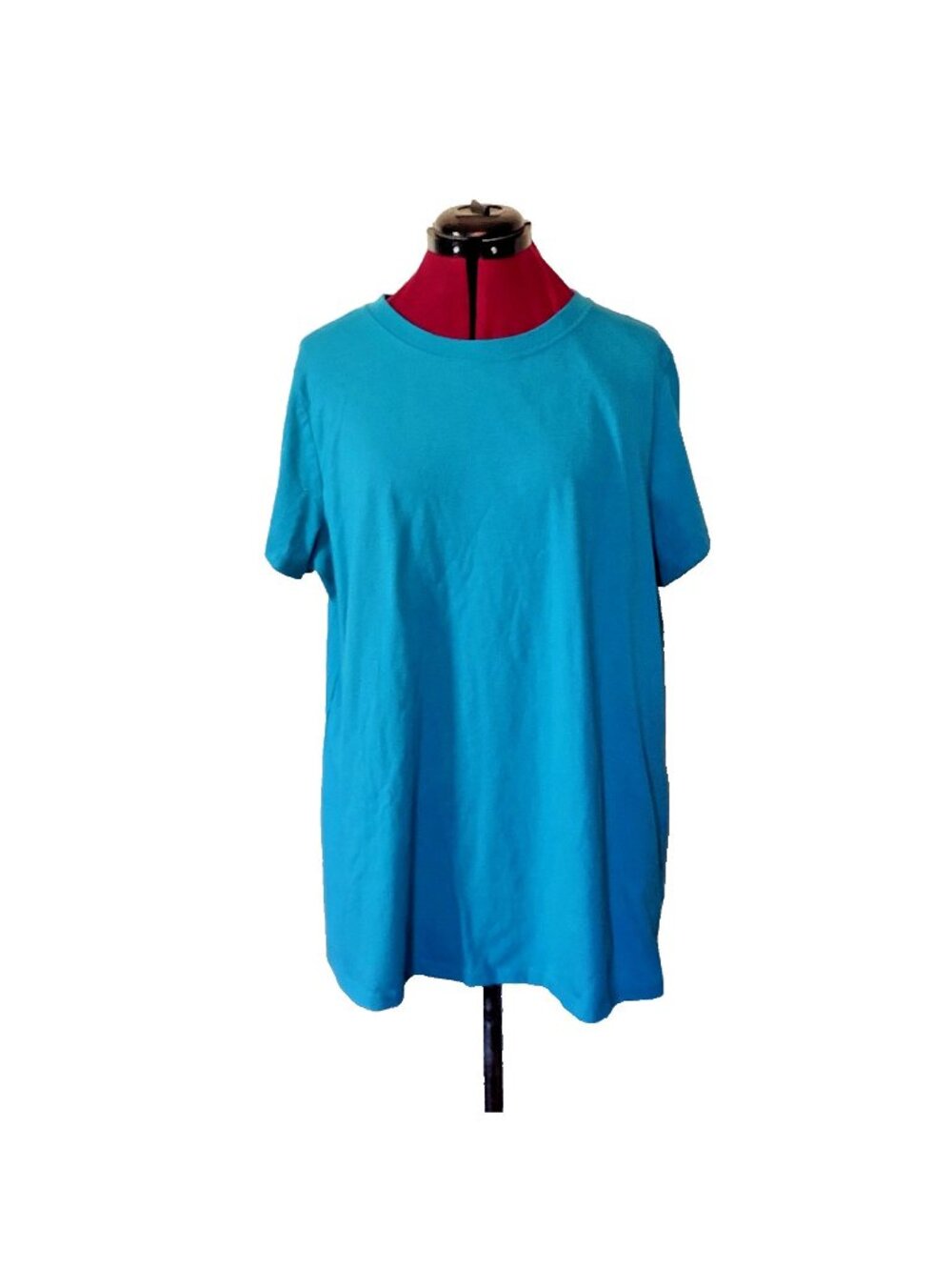Torrid Classic Fit Women's T-Shirt Teal Blue Short Sleeve Size 1X 1 Plus Soft